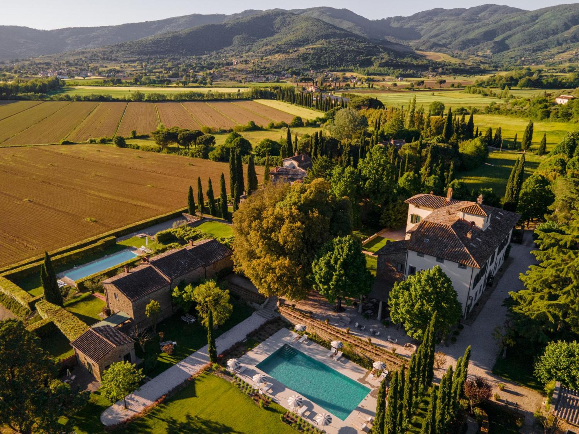 Villa Di Piazzano - Small Luxury Hotels Of The World Кортона Екстер'єр фото